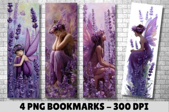 Download Purple Lavender Flower Fairy Bookmark - Lavender flower Collection