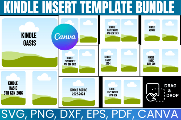 Download Kindle Insert Template Bundle - Kindle Collection