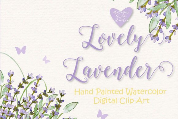 Download Watercolor Lavender Flowers Clipart, Wat - Lavender flower Collection