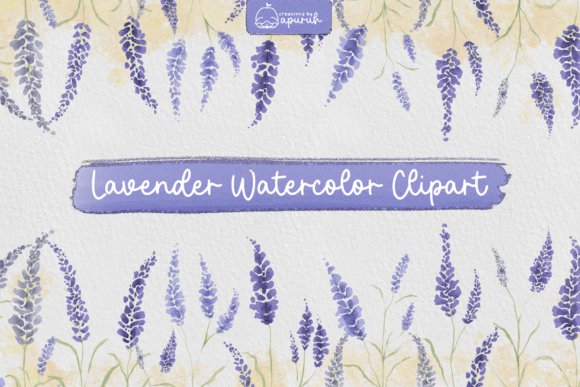 Download Lavender Flower Watercolor Clipart - Lavender flower Collection
