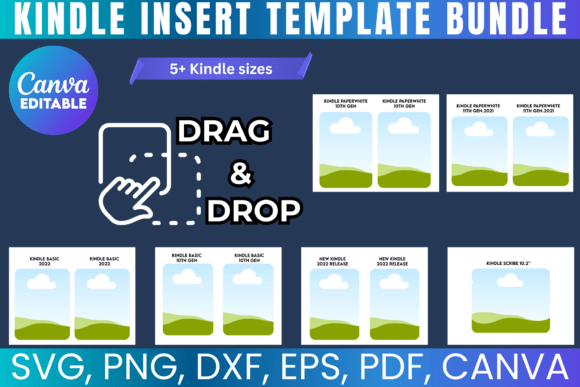 Download Kindle Insert Canva Template Bundle - Kindle Collection