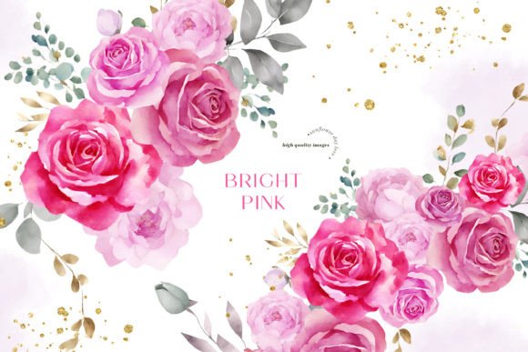 Download Elegant Bright Pink Flowers Clipart - Premium Resources