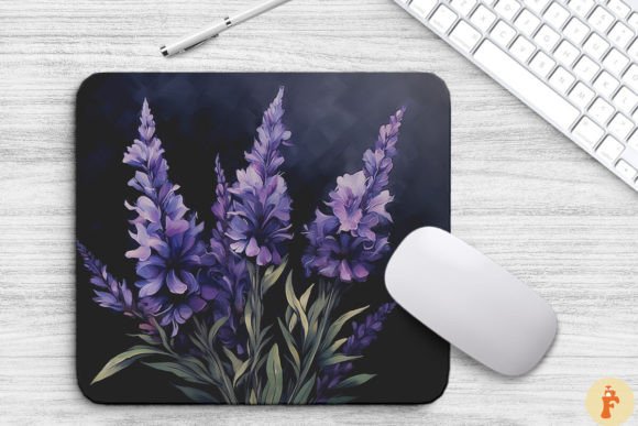 Download Purple Lavender Flowers Art Mouse Pad - Lavender flower Collection